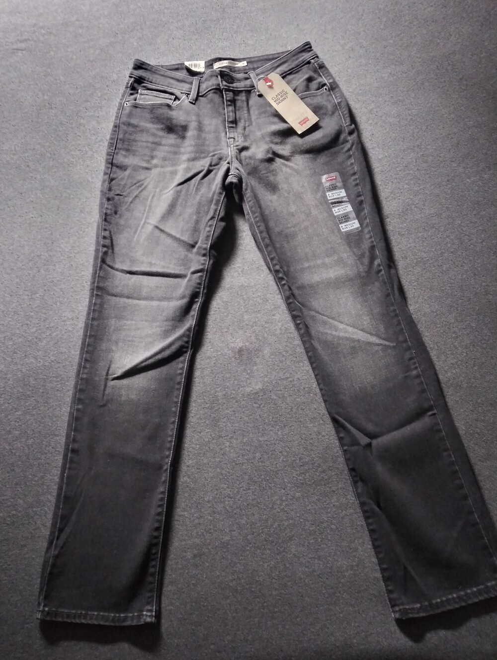 Levi's Women's Mid Rise Skinny Jeans Blue Denim NWT Sz 8M / W29 L30